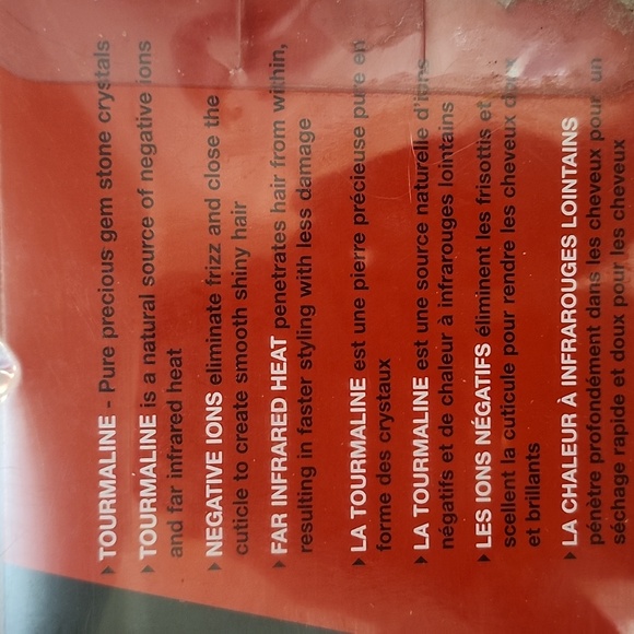 Brand NEW BABYLISS PRO TT TOURMALINE CERAMIC CURLING IRON-1 1/2" - Picture 4 of 7